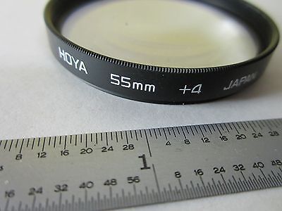 OPTICAL LENS CONVEX CONCAVE HOYA 55 mm +4 LASER OPTICS AS IS BIN#15-B-02