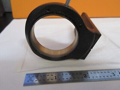 LEITZ GERMANY BRASS CONDENSER HOLDER DIALUX MICROSCOPE PART AS PIC &14-FT-29