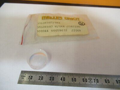 OPTICAL MELLES GRIOT BI CONCAVE LENS COATED OPTICS AS PICTURED &P2-A-112