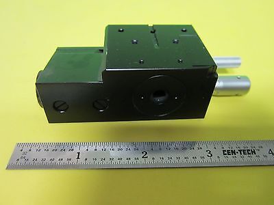 MICROSCOPE PART LEITZ GERMANY INSERT SLIDE LASER OPTICS ??  BIN#E5-01