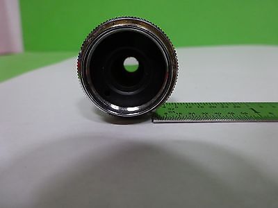 MICROSCOPE PART OBJECTIVE BAUSCH LOMB 43X OPTICS AS IS #Y3-10