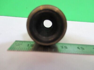 ANTIQUE BRASS SPENCER 12X LENS OBJECTIVE MICROSCOPE PART AS PICTURED &Z9-A-61