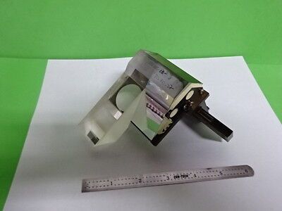 MICROSCOPE PART LEICA REICHERT POLYVAR HEAD PRISM OPTICS AS IS BIN#5K-A-06