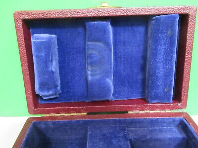 EMPTY W. WATSON & SONS ACCESSORY BOX UK MICROSCOPE PART AS PICTURED Z9-A-74