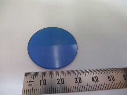 BAUSCH LOMB  blue filter  GLASS OPTICS MICROSCOPE PART AS PICTURED &Z5-B-08