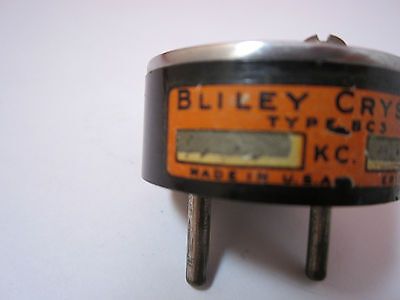 VINTAGE WWII QUARTZ RADIO CRYSTAL BLILEY BC3 7194 KC FREQUENCY CONTROL BIN#2B i