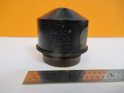 BAUSCH LOMB ANTIQUE HEAD PRISM MICROSCOPE PART OPTICS AS PICTURED &85-B-69