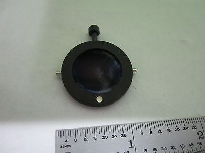 MICROSCOPE PART [burnt spot] POLARIZER ANALYZER POL OPTICS AS IS BIN#S2-B-26