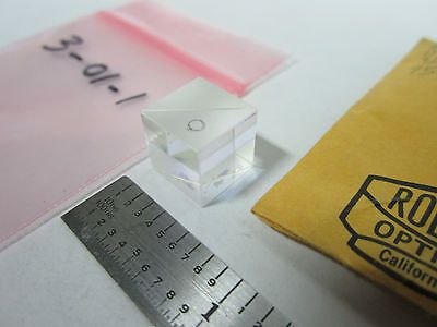 OPTICAL BEAM SPLITTER COATED ROLYN 12x12 mm LASER OPTICS #3-01-1 BIN#3