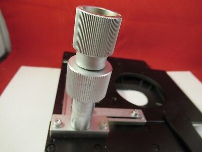 LEITZ DIALUX STAGE TABLE MICROMETER MICROSCOPE PART OPTICS AS PICTURED &FT-2-51