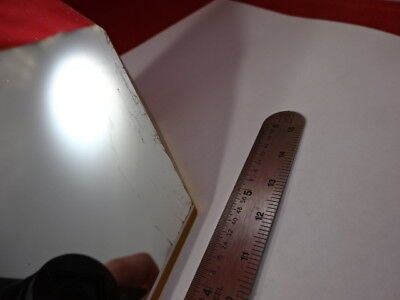 HUGE OPTICAL ZERODUR PIECE SILVER MIRROR TRUNCATED OPTICS AS PICTURED &92-74