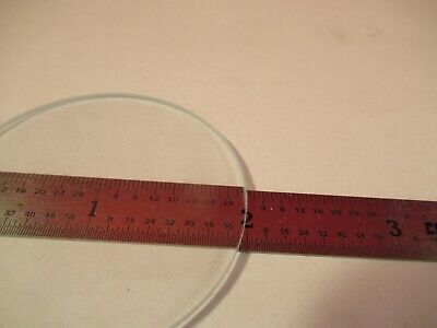 OPTICAL GLASS PLATE ROUND OPTICS AS PICTURED &FT-6-72