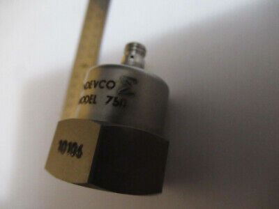 PCB ENDEVCO MODEL 750 ACCELEROMETER VIBRATION SENSOR AS PICTURED &F5-A-96