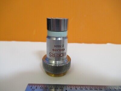 VICKERS UK ENGLAND OBJECTIVE 10X OPTICS MICROSCOPE PART AS PICTURED #1E-C-09