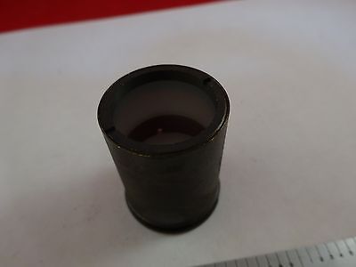 MICROSCOPE PART BRASS MOUNTED EYEPIECE LENS OPTICS AS IS BIN#L3-E-33