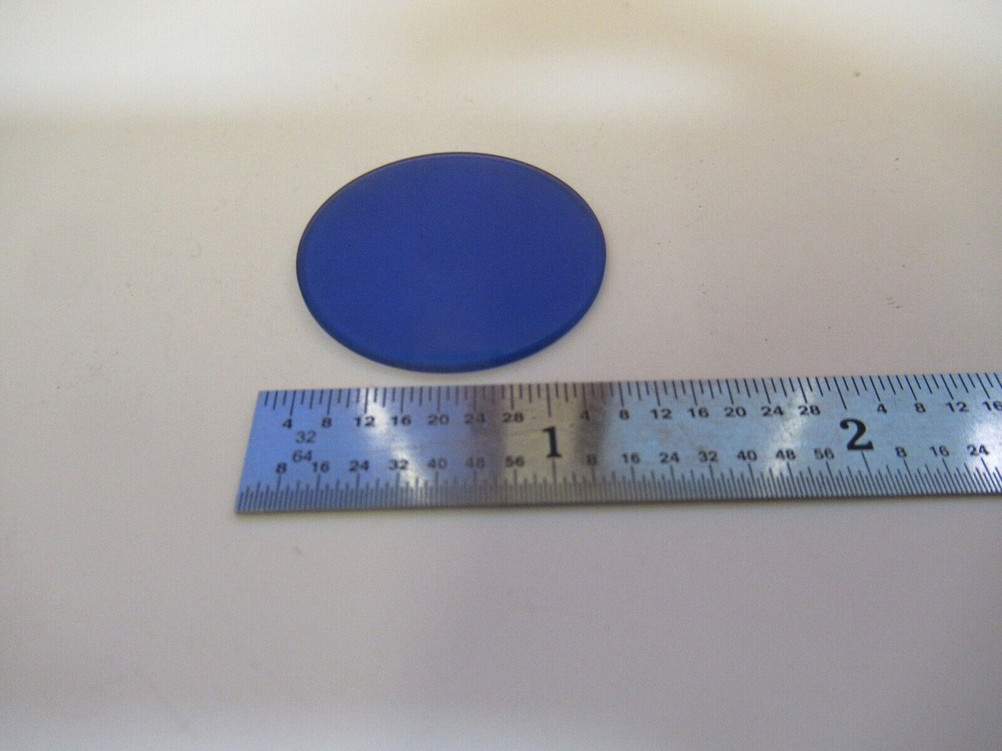 CARL ZEISS JENA BLUE GLASS FILTER OPTICS MICROSCOPE PART AS PICTURED &A7-A-79