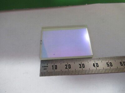 OPTICAL GLASS PLATE COATED DICHROIC LASER OPTICS AS PICTURED Z1-A-106