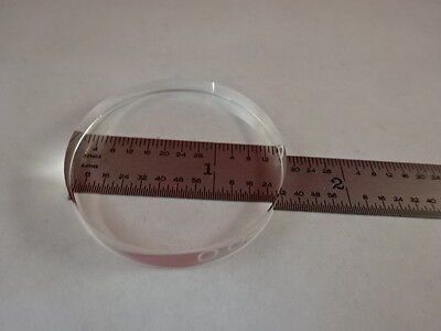 OPTICAL FLAT COHERENT FUSED SILICA 2.5" DIAMETER LASER OPTICS AS IS #80-15