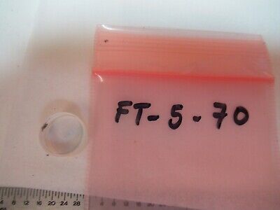 OPTICAL MIL SPEC COATED FLAT LENS LASER OPTICS AS PICTURED &FT-5-70