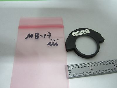 MICROSCOPE PART FILTER L900C OPTICS BIN#M8-17