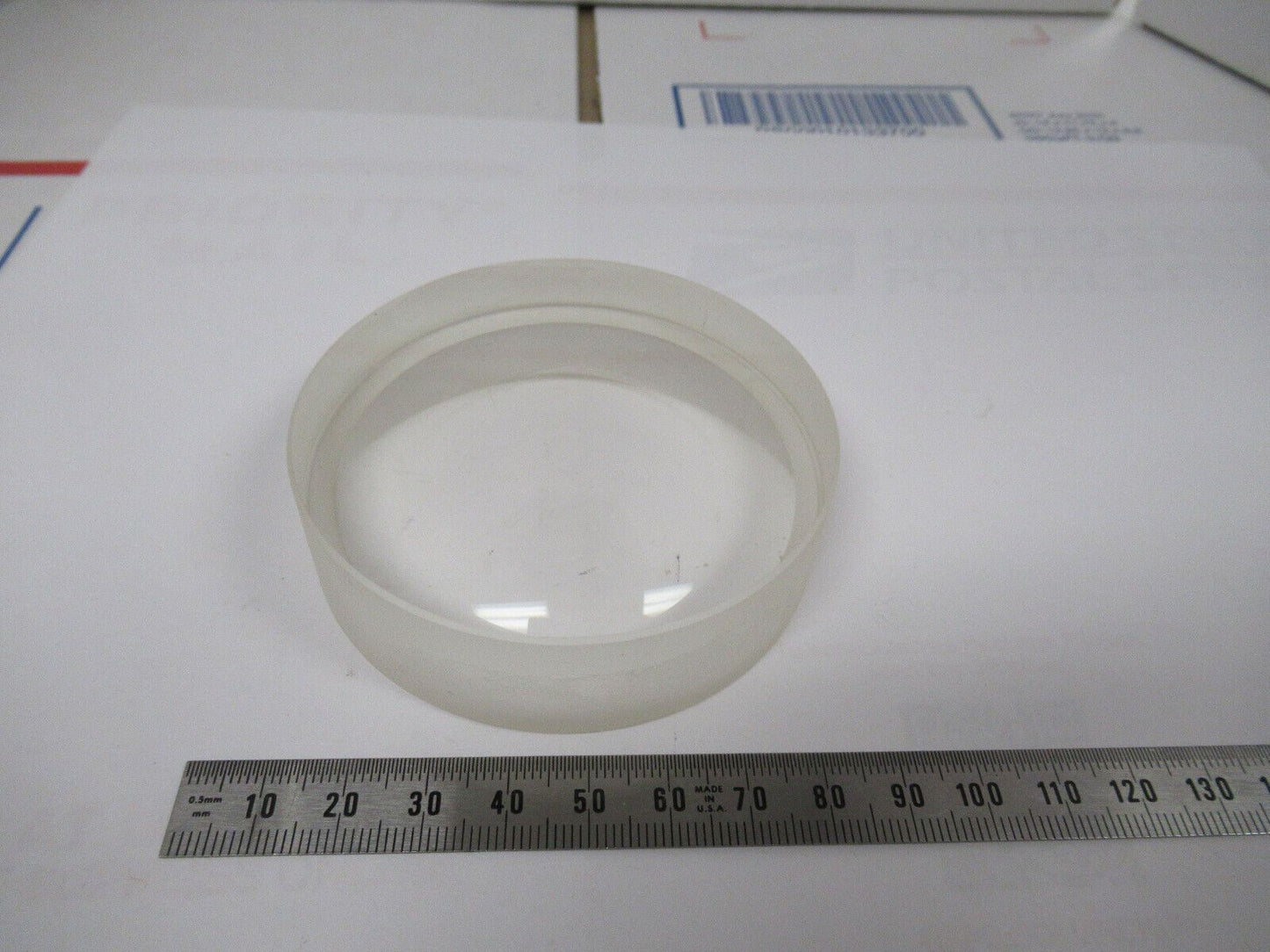 OPTICAL THICK GLASS LENS PLANO-CONCAVE PL-CC LASER OPTICS AS PICTURED W1-A-60