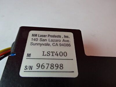 LST400 OPTICAL PHOTONICS LASER APERTURE SHUTTER NM PRODUCTS OPTICS AS IS &87-17