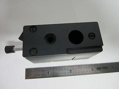 MICROSCOPE PART LEITZ INSERT VERTICAL ILLUMINATOR 563346 OPTICS BIN#F2-12