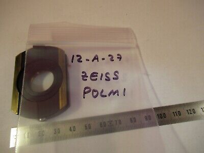 ZEISS GERMANY POLMI POL OBJECTIVE BRASS MOUNT MICROSCOPE PART AS PIC &12-A-27