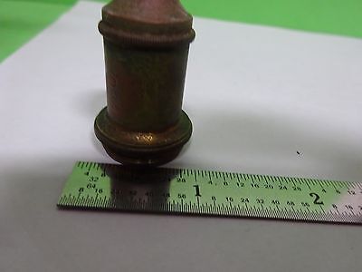 ANTIQUE MICROSCOPE LEITZ GERMANY OBJECTIVE #3 OPTICS #P8-C-13