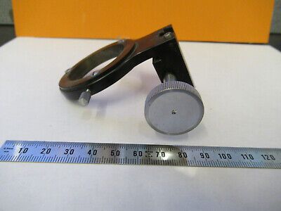 ANTIQUE BAUSCH LOMB CONDENSER HOLDER MICROSCOPE PART AS PICTURED &H1-B-55