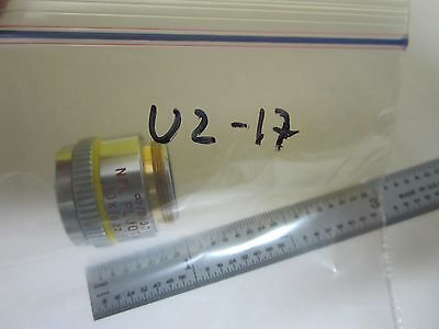 MICROSCOPE PART OBJECTIVE LEITZ FLUOTAR 10X P INFINITY OPTICS AS IS BIN#U2-17