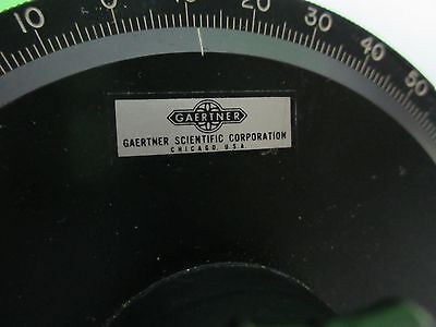 OPTISCHES GAERTNER-POLARISATOR-PRISMA DREHBARES NORTHROP AS IS OPTICS BIN#65-06