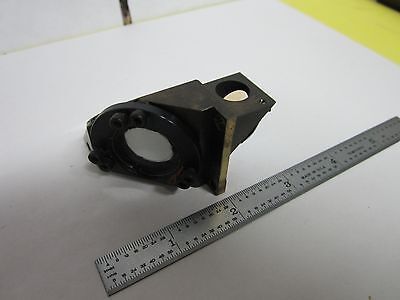 OPTICAL MICROSCOPE LEITZ BRASS MOUNTED BEAM SPLITTER OPTICS AS IS BIN#J4-13