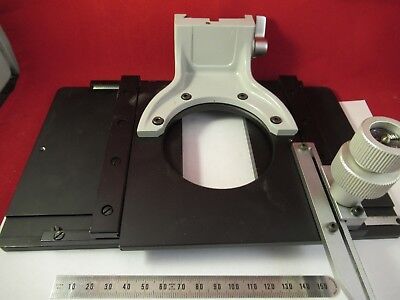 ZEISS GERMANY STAGE TABLE MICROMETER MICROSCOPE PART OPTICS AS PICTURED &FT-2-30