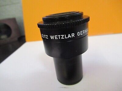 LEITZ GERMANY EYEPIECE 10X /18 MICROSCOPE PART OPTICS AS PICTURED &85-B-38