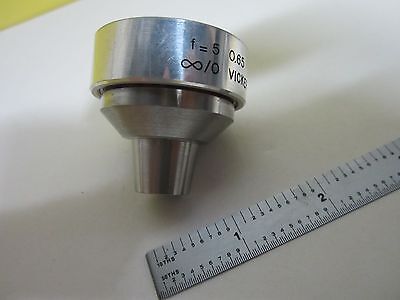 MICROSCOPE PART SOPELEM VICKERS INFINITY OBJECTIVE OPTICS AS IS BIN#T7-36