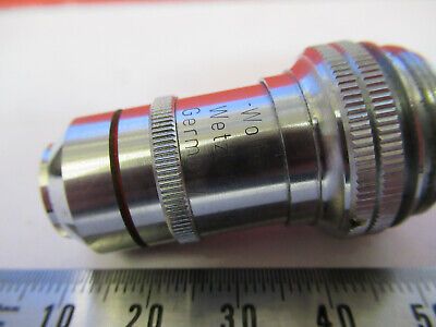 WOLFE WETZLAR OBJECTIVE 100X LENS OPTICS MICROSCOPE PART AS PICTURED &8Y-A-14