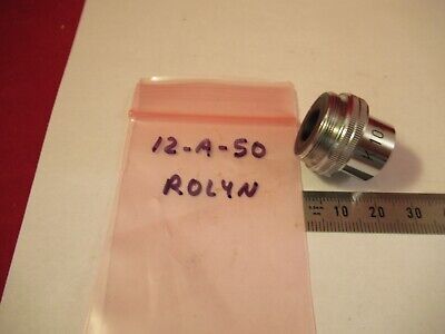 ROLYN OBJECTIVE K 10X MICROSCOPE PART OPTICS AS PICTURED &12-A-50