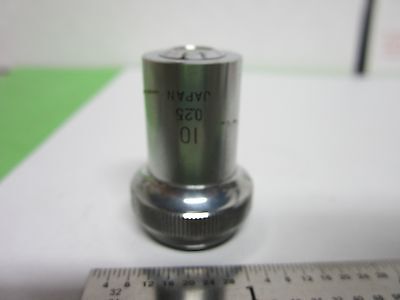 OPTICAL MICROSCOPE PART OBJECTIVE 10X EDSCORP JAPAN OPTICS BIN#A1-D-7