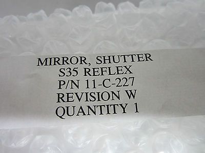 OPTICAL MIRROR SHUTTER S35 REFLEX LASER OPTICS BIN#1