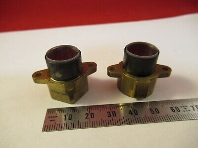 AMERICAN OPTICS AO LOT 2 EA LENSES STEREO MICROSCOPE PART AS PICTURED &FT-4-34B