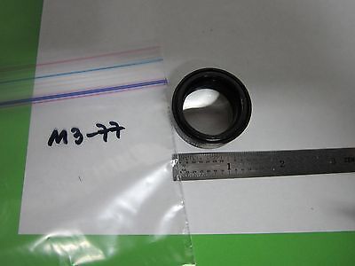 OPTICAL MICROSCOPE LEITZ WETZLAR GERMANY LENS 519749 10X OPTICS as is BIN#M3-77