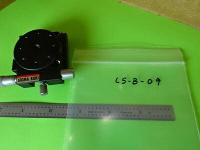 SIGMA KOKI ROTATABLE OPTICAL LASER STAGE MICROMETER PRO OPTICS AS IS #L5-B-09