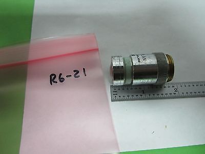 MICROSCOPE OBJECTIVE VICKERS ENGLAND 10X OPTICS BIN#R6-21