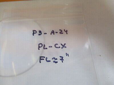 OPTICAL LENS PLANO CONVEX OPTICS  AS PICTURED #P3-A-24