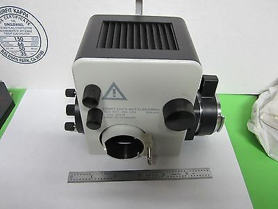 MICROSCOPE PART LEITZ WETZLAR ILLUMINATOR LAMP HOUSING 514662 GERMANY BIN#L1-01