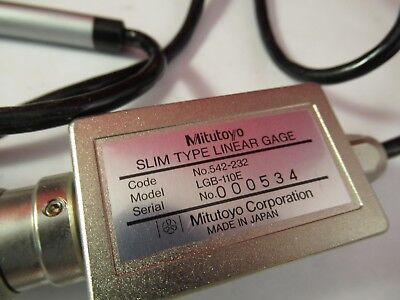 MITUTOYO JAPAN SLIM LINEAR GAGE 542-232 LGB-110E MICROSCOPE PART &FT-2-41