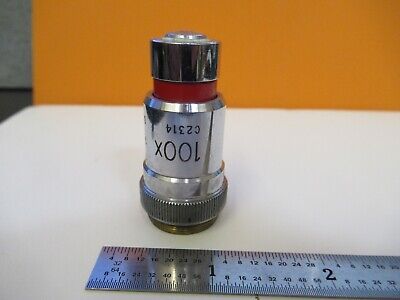 COOKE UK ENGLAND OBJECTIVE 100X OPTICS MICROSCOPE PART AS PICTURED &FT-1-A-26