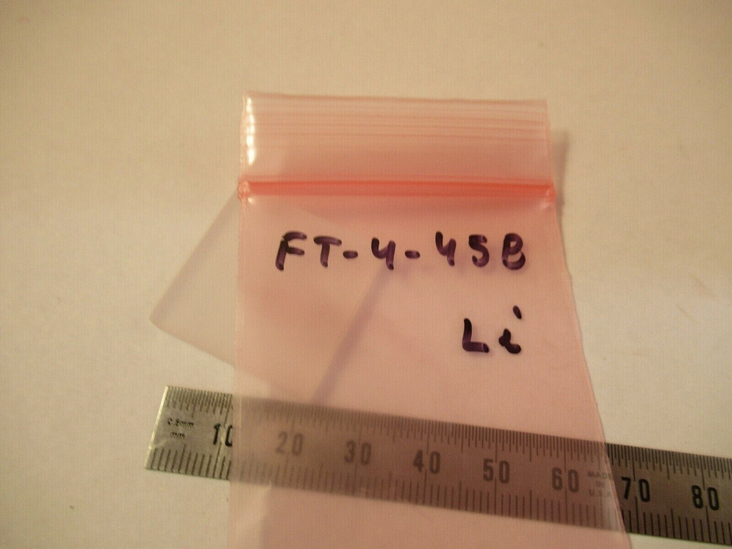 OPTICAL SQUARE PLATE FROSTED GLASS OPTICS AS PICTURED &FT-4-45B