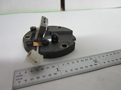 OPTICAL MICROSCOPE PART OLYMPUS ADJUSTABLE MIRROR OPTICS BIN#S1-26